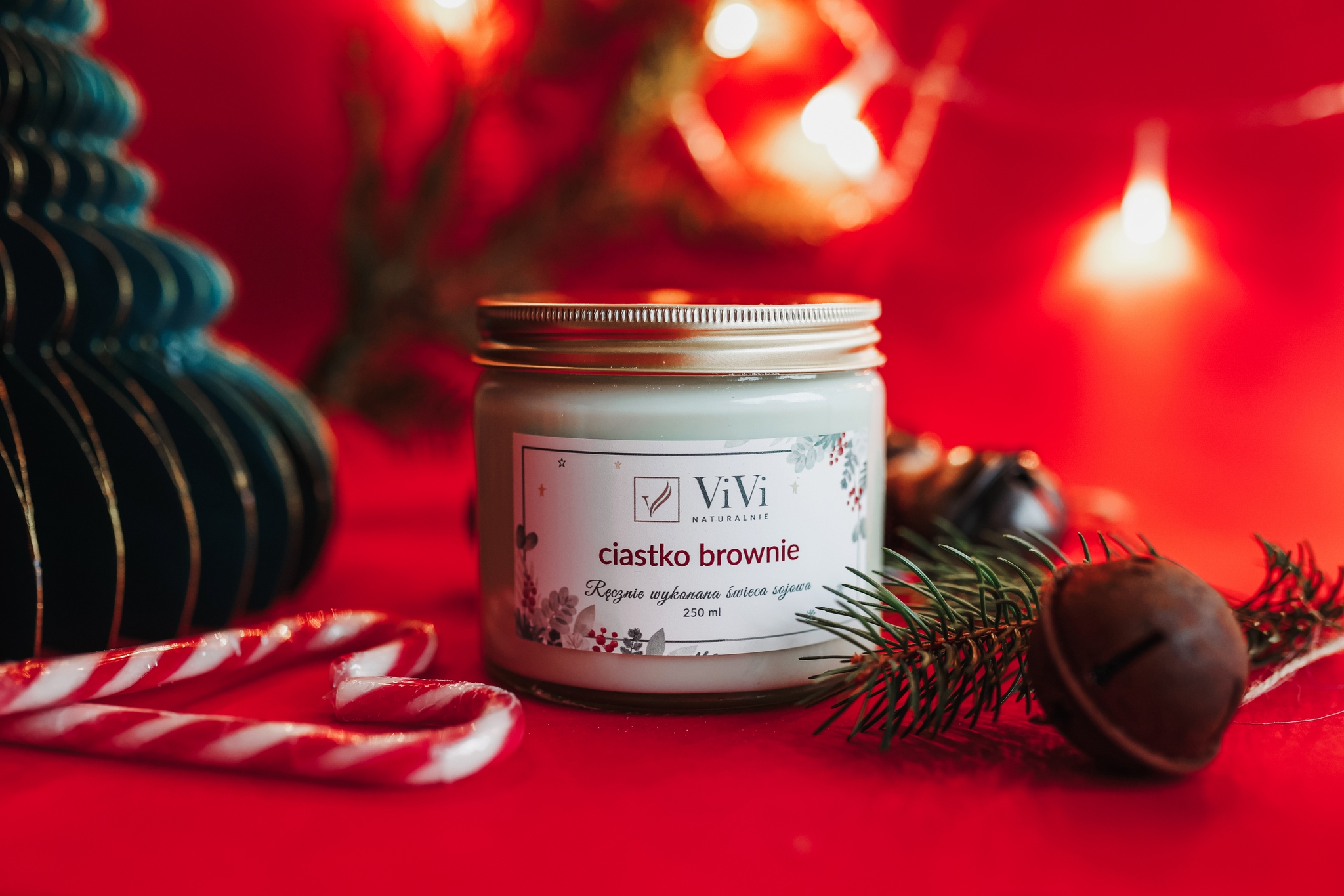 Ciastko brownie - naturalna świeca sojowa00